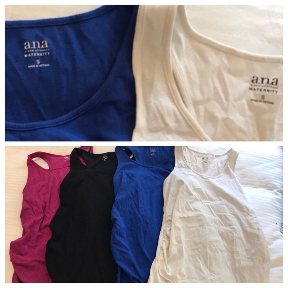 Four Maternity Undershirts or Tank Tops